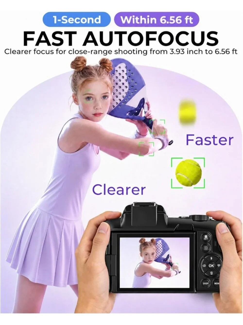 5K Digital Camera with WiFi, 80MP UHD, Autofocus - Perfect for Vlogging